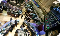 ภาวะตลาดหุ้นดาวโจนส์ นิวยอร์คสหรัฐฯ ปิดลบ