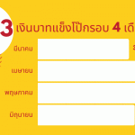 เงินบาทแข็งค่าในรอบ 4 เดือน