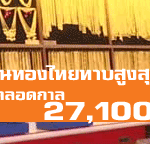 แนวโน้มราคาทองปรับขึ้นสูงสุดตลอดกาล