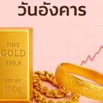 ราคาทองคำวันนี้อังคารที่ 3 มิ.ย. ขึ้น 300 บาท