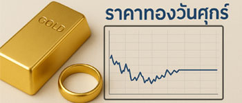 ราคาทองคำเปิดตลาดคงที่ไม่เปลี่ยนแปลง