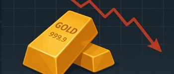 ทองคำร่วงลงหนักวิตกเงินเฟ้อพุ่งกดดันให้ธนาคารกลางสหรัฐชะลอการปรับลดอัตราดอกเบี้ย